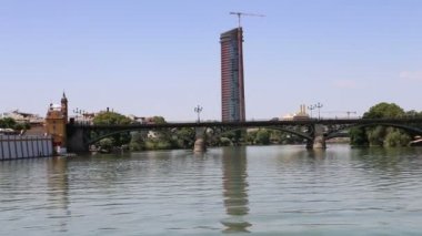 Guadalquivir Nehri, Sevilla, Andalusia, Güney İspanya