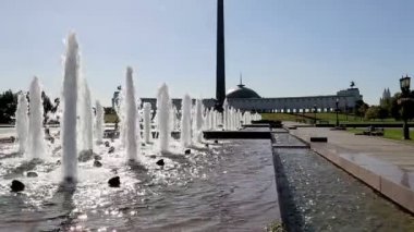 Savaş Anıtı zafer Park Poklonnaya Hill, Moskova, Rusya Federasyonu. Büyük Vatanseverlik Savaşı sırasında ölenler anısına inşa memorial kompleksi