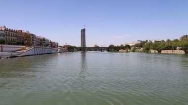 Guadalquivir Nehri, Sevilla, Andalusia, Güney İspanya
