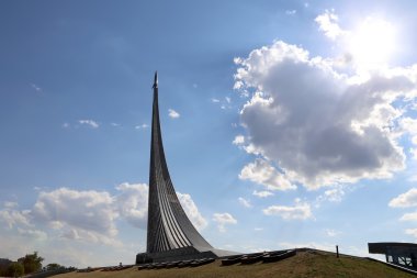 fatihler alan anıt park açık havada cosmonautics Müzesi, vdnk sergi yakınındaki Merkezi, Moskova, Rusya