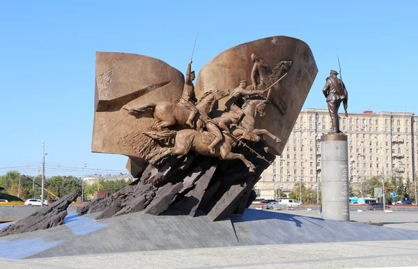 Emlékmű a első világháború Victory Park a Poklonnaya-hegyen, Moszkva, Oroszország — Stock Fotó