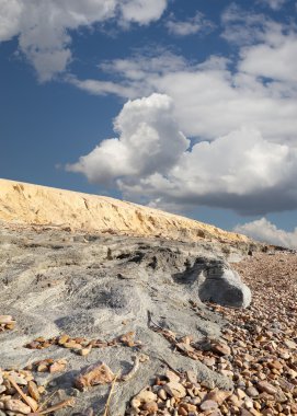 Jordan ölü deniz kıyısında tıbbi çamur