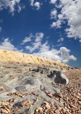 Jordan ölü deniz kıyısında tıbbi çamur