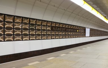 Metro metro istasyonu, Prague, Çek Cumhuriyeti