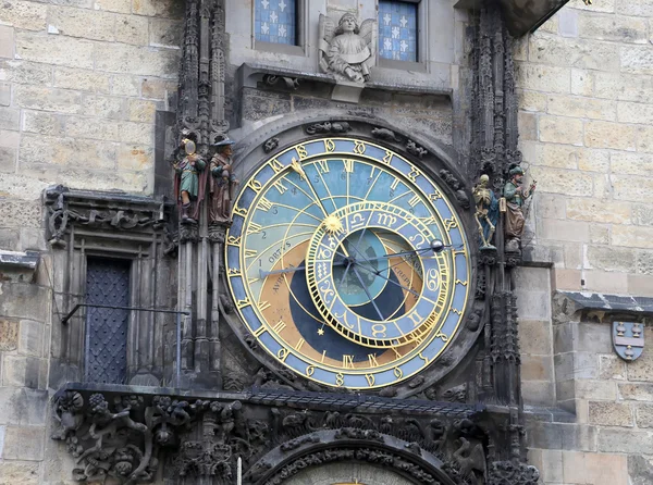 Astronomical clock in Prague, Czech republic — Stock Photo, Image