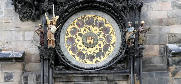 Horloge astronomique à prague, République tchèque — Photo