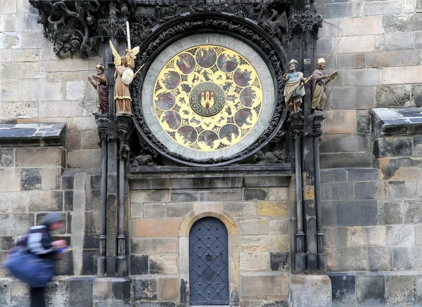 Astronomical clock in Prague, Czech republic — Stock Photo, Image