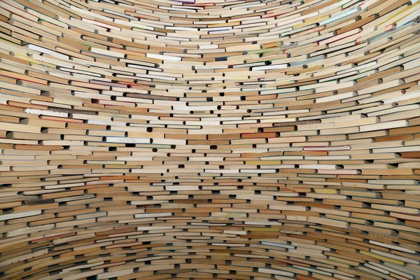 Very large stack of books, can be used as background — Stock Photo, Image