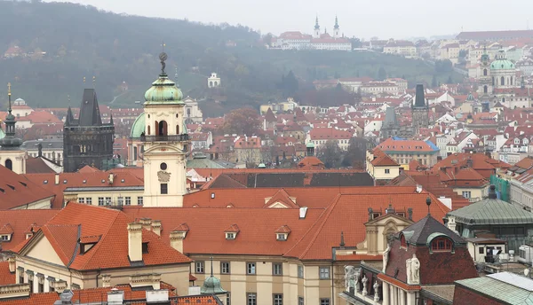 Prague roof tops (Old Town district), Czech Republic — Stock Photo, Image