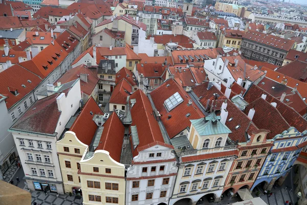 Techos de Praga (Casco Antiguo), República Checa — Foto de Stock