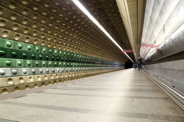 지하철 지 하 역, 프라하, 체코 공화국 — 스톡 사진