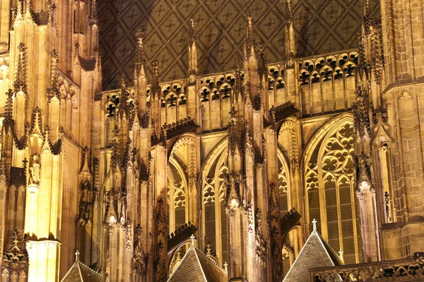 St. Vitus Cathedral (Roman Catholic cathedral ) in Prague Castle, Czech Republic — Stock Photo, Image