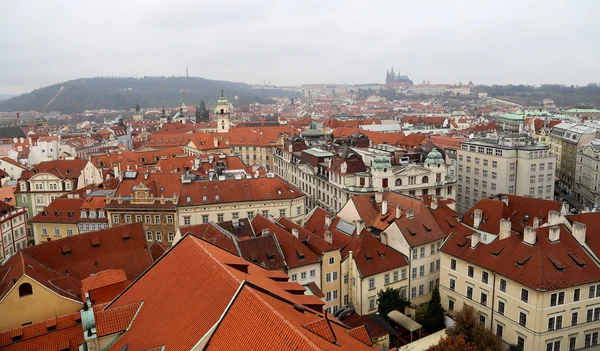 Prague roof tops (Old Town district), Czech Republic — Stock Photo, Image
