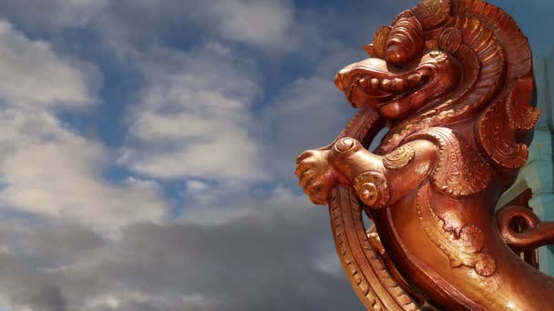 Traditional Hindu temple, South India, Kerala — Stock Video