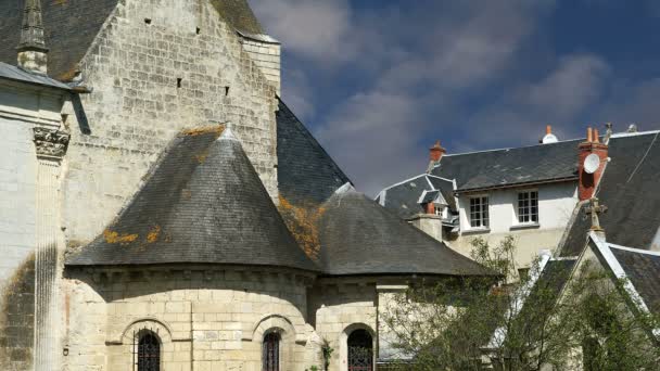 Kasteel azay-le-rideau (werd gebouwd van 1515 tot 1527), loire, Frankrijk — Stockvideo