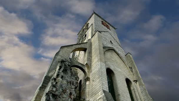 Basilika Saint-Martin, Besichtigungen, Frankreich — Stockvideo