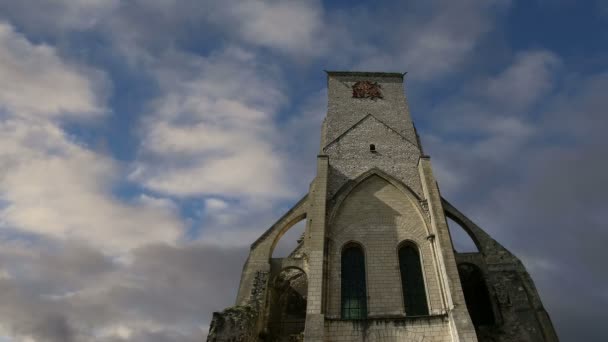Bazilika saint-martin, tours, Francie — Stockvideo