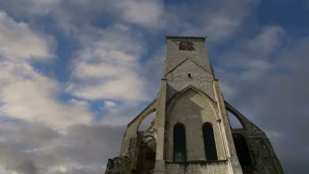 Saint-martin, tours, Franciaország-bazilika — Stock videók