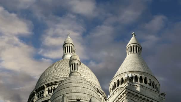 Basilica of the Sacred Heart, Paris, France — Stock Video