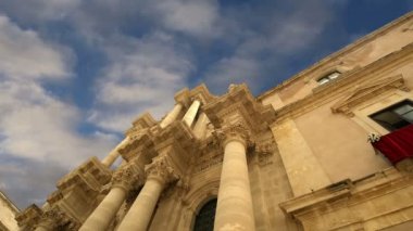 syracuse (siracusa, sarausa) - Sicilya, İtalya tarihi şehir Katedrali