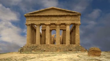 Antik Yunan tapınağı Concordia (V-VI yüzyıl M.ö.), vadi tapınaklar, Agrigento, Sicilya