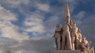 devrimci heykel tiananmen Meydanı Pekin'de, Çin