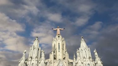 Tibidabo kilisede tibidabo tepeye, Barcelona, İspanya (tapınak),