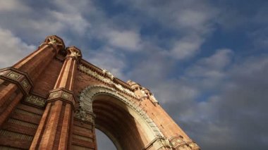 Arc de Triomf, Barcelona, İspanya (zaman atlamalı)