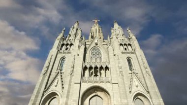 Tibidabo kilisede tibidabo tepeye, Barcelona, İspanya (tapınak),