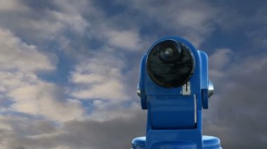 Teleskop Görüntüleyici gökyüzünün (zaman atlamalı karşı)