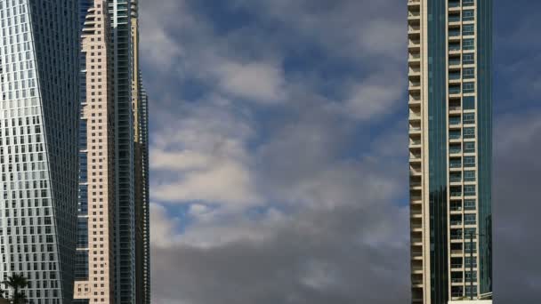 Gratte-ciel modernes, Dubai Marina, Dubai, Émirats arabes unis — Video