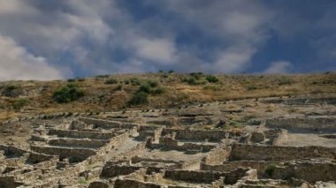 Kamiros, Rhodes - Yunanistan (zaman atlamalı antik kalıntıları)