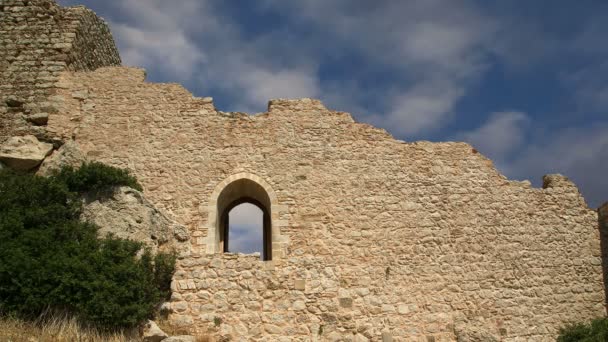 Castello medievale di Kritinia a Rodi, Grecia, Dodecaneso — Video Stock