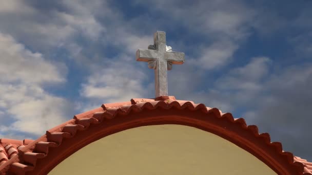 Monasterio de Panormitis, isla de Symi, Grecia es el lugar más importante de peregrinación para toda Grecia — Vídeos de Stock