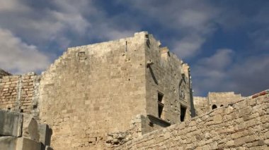 linods Akropol'de rhodos antik Arkeolojik Sit, Yunanistan
