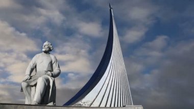 fatihler alan anıt park açık havada cosmonautics Müzesi, vdnk sergi yakınındaki Merkezi, Moskova, Rusya