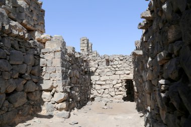 azraq'ın kalesinin Orta Doğu Ürdün, amman doğusunda 100 km