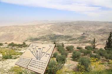 Dağ manzarası (havadan görünümü), Jordan, Ortadoğu çöl