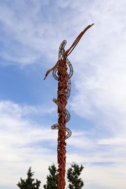 Brazen yılanın (Moses Memorial), Mount Nebo, Jordan