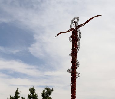 Brazen yılanın (Moses Memorial), Mount Nebo, Jordan