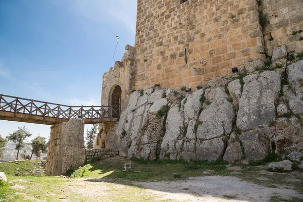 Ajjubidów zamek Ajloun w północnej Jordan, zbudowany w XII wieku, Bliski Wschód — Zdjęcie stockowe