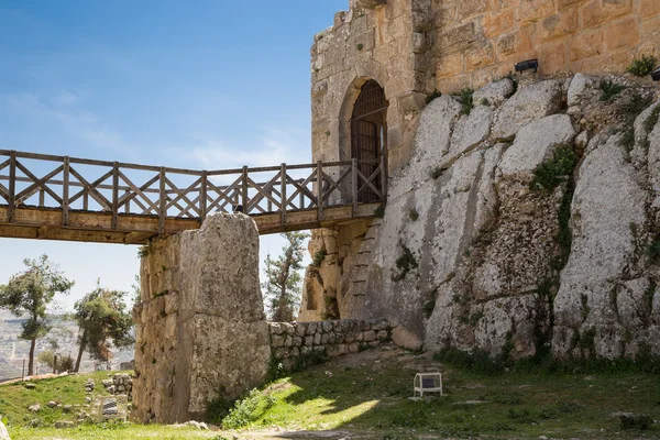 El castillo ayubí de Ajloun en el norte de Jordania, construido en el siglo XII, Oriente Medio —  Fotos de Stock