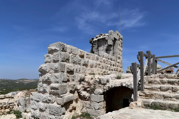 El castillo ayubí de Ajloun en el norte de Jordania, construido en el siglo XII, Oriente Medio — Foto de Stock