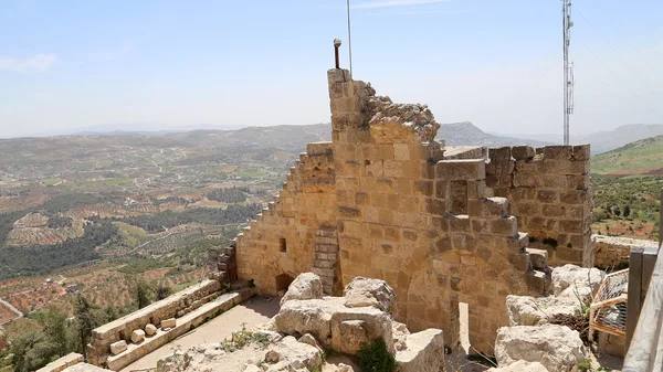 The ayyubid castle of Ajloun in northern Jordan, built in the 12th century, Middle East — Stock Photo, Image