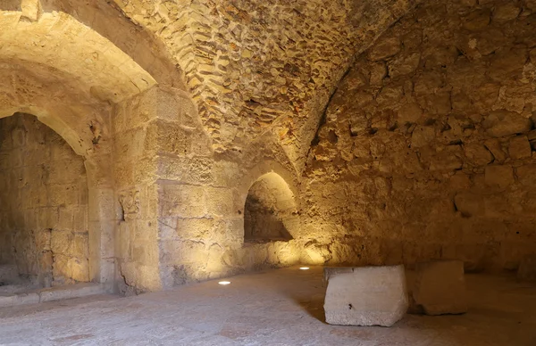 Ayyubid kale Ajloun içinde Kuzey Jordan, Orta Doğu 12 yüzyılda inşa edilmiş