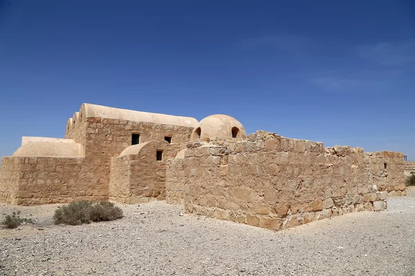 Quseir (Qasr) Castillo del desierto de Amra cerca de Ammán, Jordania. Patrimonio de la Humanidad con famosos frescos. Construido en el siglo VIII —  Fotos de Stock