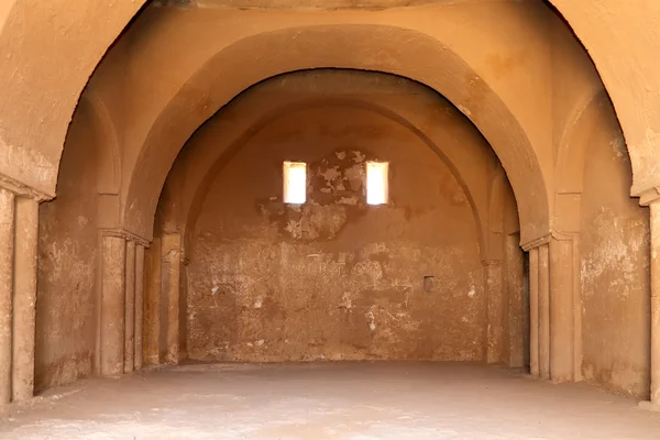Qasr Kharana (Kharanah o Harrana), il castello deserto nella Giordania orientale (100 km di Amman). Costruito nel VIII secolo dC per essere utilizzato come caravanserraglio, un luogo di riposo per i commercianti — Foto Stock