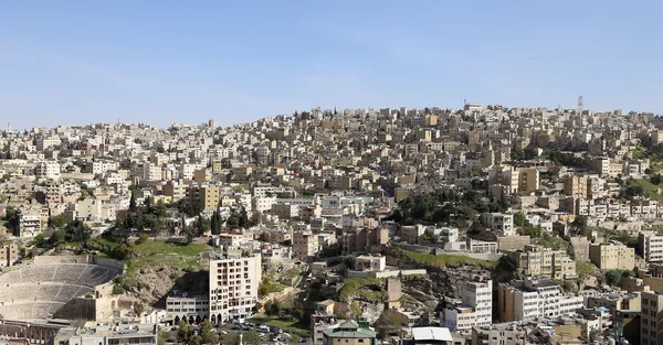 View of Amman's skyline, Jordan, Middle East — Stock Photo, Image