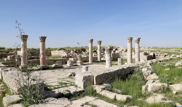 Monumenten van de stad van Amman--oude Romeinse citadel hill, Jordanië — Stockfoto