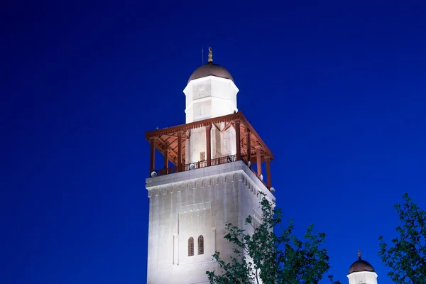 Mesquita King Hussein Bin Talal em Amã (à noite), Jordânia — Fotografia de Stock